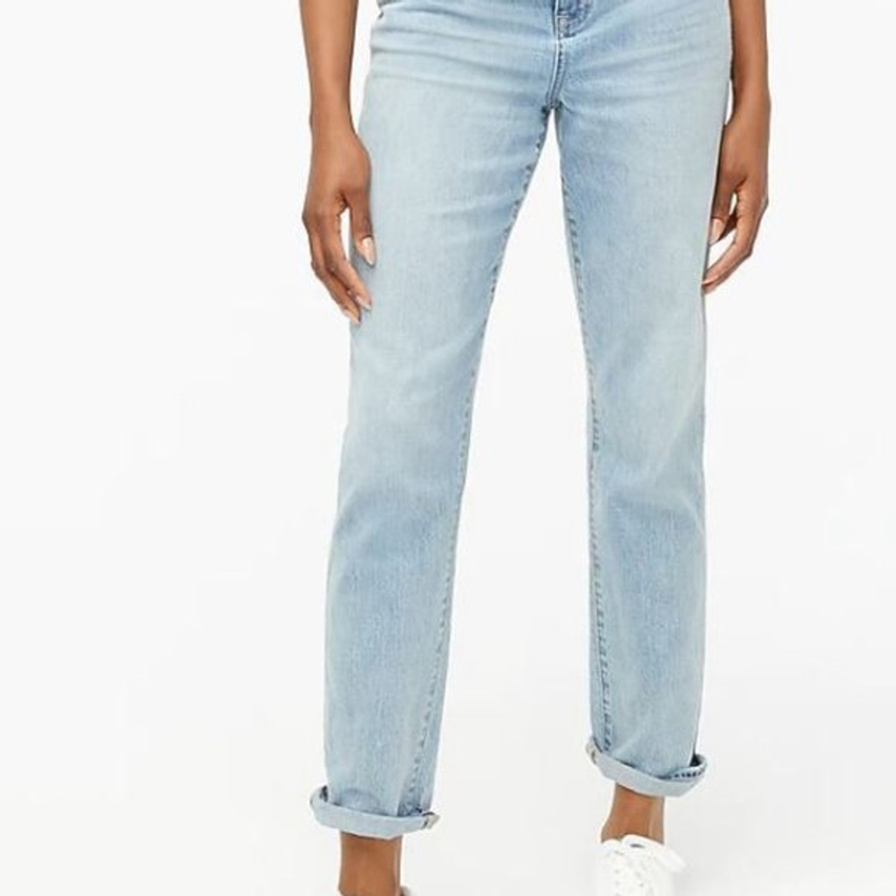 J Crew high rise classic vintage straight leg jean